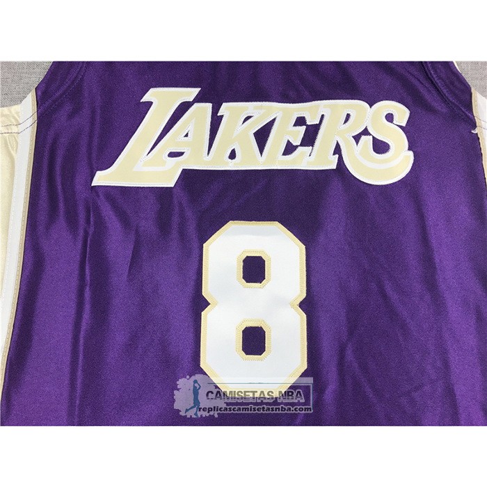 Camiseta Los Angeles Lakers Kobe Bryant Hardwood Classics Hall Of Fame 2020 Violeta